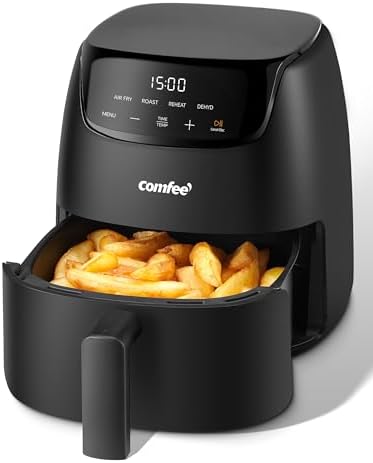 COMFEE' Compact 2.1-Quart Digital Air Fryer with 4 Preset Modes