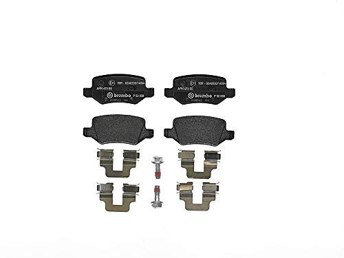 Plaquettes de frein arrière Brembo P50058 à haute friction pour un freinage silencieux