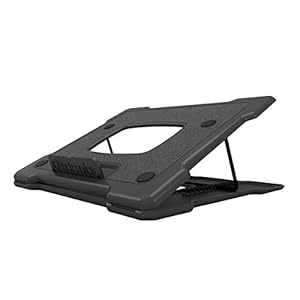 Portronics My Buddy Hexa III, a Portable Foldable Laptop Stand, Air Ventilated, 12 Angle Adjustment, for 12 to 18 Inch…