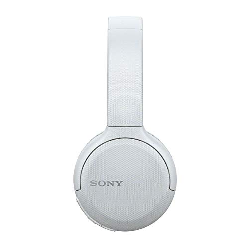 Image of Sony Wireless Headphones WH-CH510: Wireless Bluetooth On-Ear Headset with Mic for phone-call, White