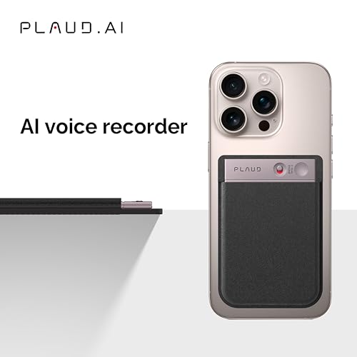 PLAUD Note Smart Voice Recorder, Audio Recorder with Transcribe & Summarize, App Control, 64GB Memory, Perfect for Calls, Meetings, Interviews, Starlight