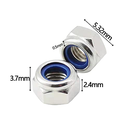 Csirnto Dadi Autobloccanti 100 Pezzi Nylon