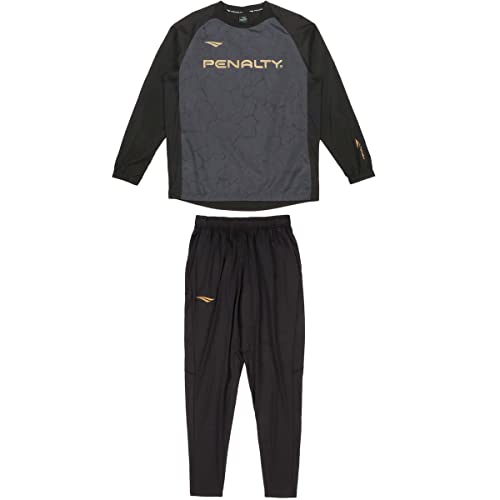 [ペナルティ] メンズ ピステジャケット＋起毛パンツセット 22 サッカー チャコールグレー L