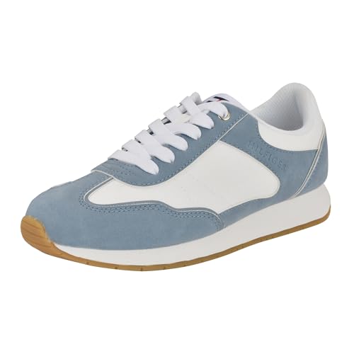 Basket Bleu Moyen Tommy Hilfiger Femme Marjel en Taille 39 EU