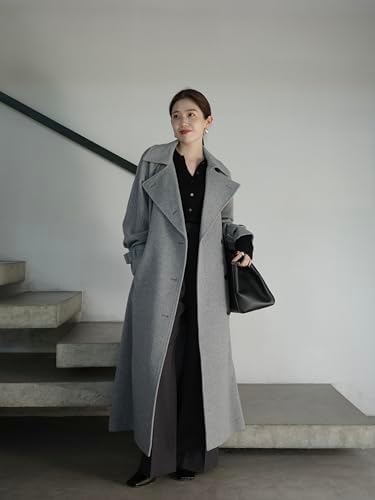 【最終値下げ】the toe トレンチコート グレー Amazon | [アニュアンス] ウールトレンチコート LIGHT GREY S