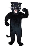 FurryMascot™ Black Panther (2) Mascot Costume Adult Size Mascotte Mascota Carnival Party Cosplay Costume Suit