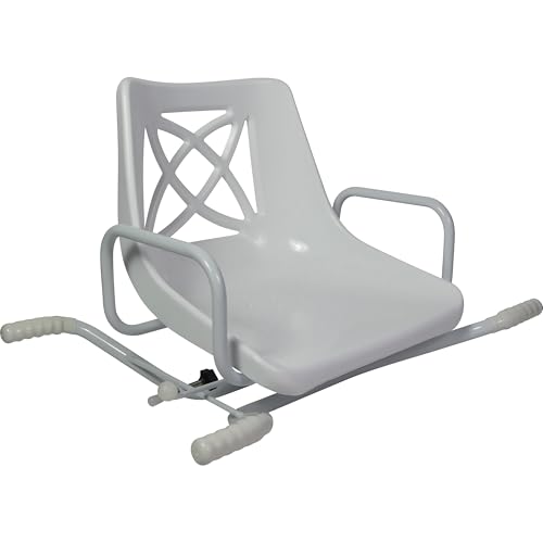 Identités, Fauteuil de Bain Pivotant, Pivote à 360°, Siège Baignoire Avec Accoudoirs, Fixation Antidérapante, Améliore l'Autonomie, Poids Max Supporté...