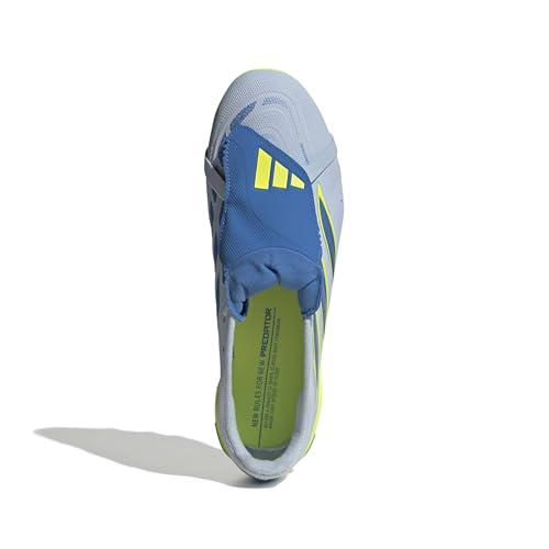 adidas Unisex Predator League Fold-Over Tongue Artificial Ground Football Boots, Crystal Sky/ray Blue/Team solar Yellow 2, 46 EU – Ansicht 2