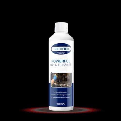 CERTIFIED POWERFUL OVEN CLEANER 500ml TOUGH ON GREASE AND GRIME