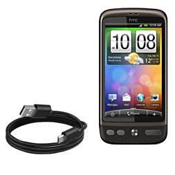 BoxWave Cable Compatible with HTC Desire - DirectSync Cable, Durable Charge and Sync