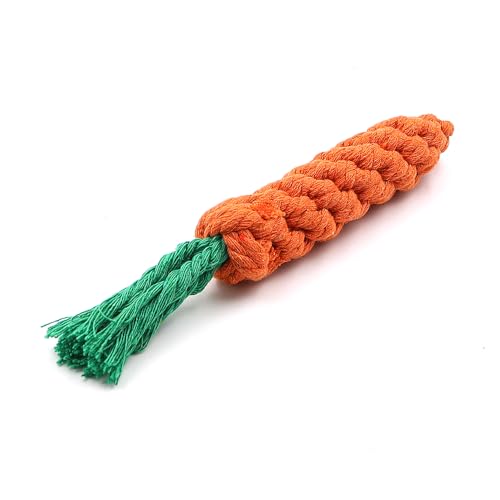 Tiardey 2 pcs Carrot Dog Game, Robust Chew Dog Toy for Puppies Teeth Cleaning, Interactive Dog Game, Small, Medium Dogs - Image 4