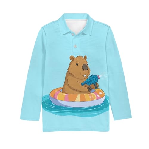 HUIACONG Under Shirts Boys Long Sleeve Shirts for Kids Children Sweatshirts
