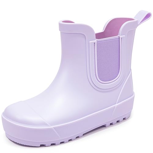 Image of Motasha Chelsea Rain Boots for Girls Boys Waterproof Toddler to Big Kids