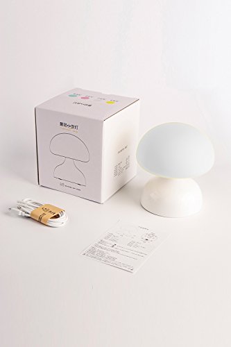 Lámpara nocturna infantil tocable USB de silicona miniatura 3