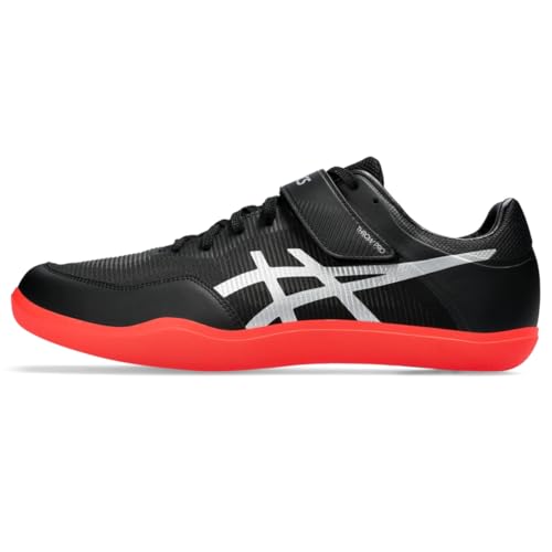 ASICS Unisex Throw PRO 3 Track & Field Shoe, 12M / 13.5W, Black/Pure Silver