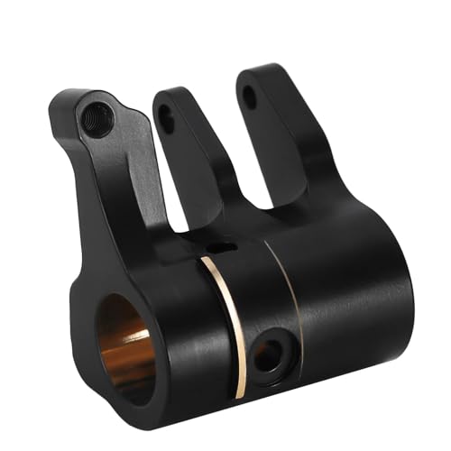 Support liaison d'essieu avant en laiton pièce option noire pour crawler Axial SCX10 Pro 1/10