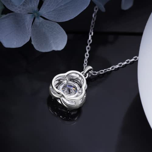 Collier Moissanite taille idéale éclat D maximum anti-ternissement - 3