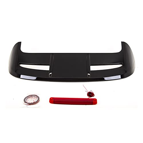TVP Trade Vehicle Parts.co.uk Compatible With Rear Roof Boot Lip Spoiler ST Style Gloss Black Ford Fiesta MK7 MK7.5 2008-2017