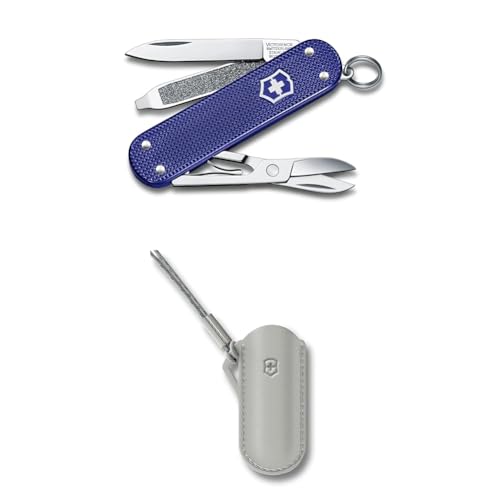 VICTORINOX(ビクトリノックス) クラシック ALOX クラシックカラーズ Night Dive 多機能 ナイフ アウトドア キャンプ はさみ マイナスドライバー付き つめやすり搭載 5機能を搭載したスイス製マルチツール 小型 コンパクト 軽量 携