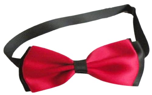 Gojira/Pets/Dogs/Cats Adjustable Fashion Party, Function, Weeding Cum Formal Costume Neck Bow Tie Cum Necktie-(for Puppies) (Red & Black) (B09MVTW9J9) Amazon Price History, Amazon Price Tracker