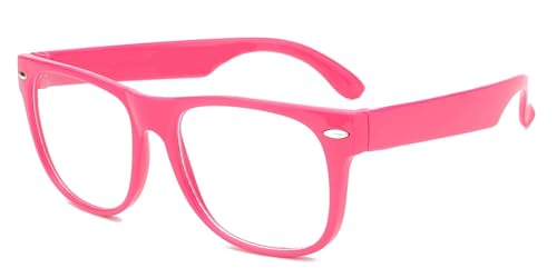 OWL Childrens Blue Light Blocking Glasses Clear Lens, Kids Fake Fashion Glasses, Toddler Screen Time Non Prescription Glasses