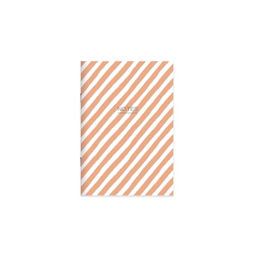 Keskin Color Karton Kapak Hafif Kağıt Defter 4'Lü Set-Toprak (2Çizgili+2Düz) 14 * 20 24 Yp.