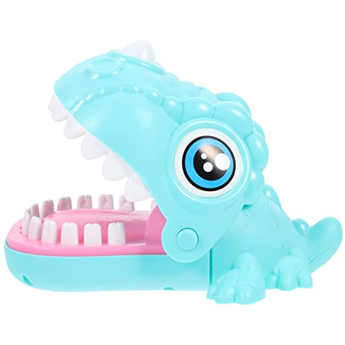 WOONEKY Jouet à Mordre Jouets Enfants Toys Jeux de Plateau Jeux Famille de de Dinosaure Mordant rusé Mordant délicat décoratif Plastique Sky-Blue