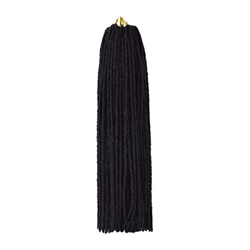 Freeshow Micro Crochet Hair For Black Women 14In Crochet Sister Locs Hair 6 Packs Micro Locs Crochet Hair 1B (14" 6Packs, 1B) #TOP5