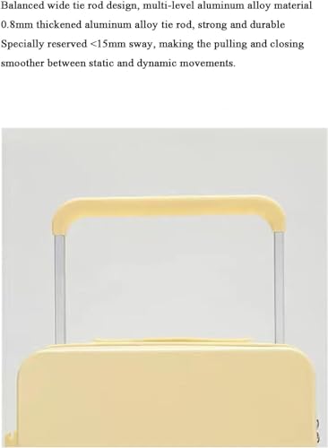 IRYZE Lightweight Suitcase Trolley Suitcase Set With USB Multi-function Suitcase Boarding Suitcase Telescopic Drawbar Carry on Luggage (Color : A, Size : 13+24in)4