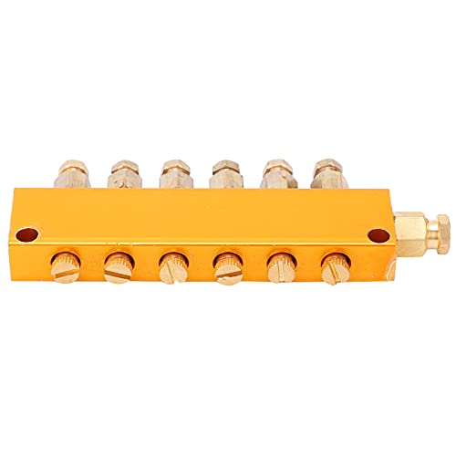 TOPINCN Separador de Pistón Lubricante de Latón Ajustable de Alta Calidad para Lubricación de Maquinaria CNC, Fácil de Usar en Varios Equipos Mecánicos (#2)