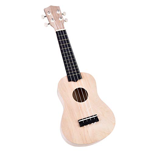 Cocoarm Ukelele 21 cali zestaw do samodzielnego montażu, ukulele hawajskie, ukulele sopranowe, zestaw do samodzielnego montażu, 4 struny dla dzieci, początkujących