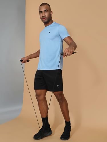 Image of EPPE Men's Round Collar T-Shirt | Regular & Dry Fit Summer Stylish Casual Tee | Polyester Half Sleeve T-Shirts for Men.