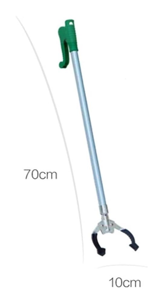 Pinza Telescopica Pieghevole, Pinza per rifiuti, Design Multifunzionale, Estensibile, per Raccogliere Oggetti sotto(70x10cm)