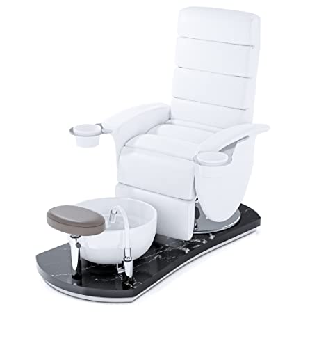 Pierucci Wellness Technology Sillón pedicura podológica esteticista, sillón podológico con reposapiés centro estético manicura pedicura modelo Domina Relax MNB
