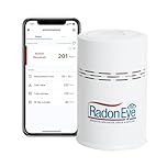Ecosense RD200 RadonEye, Détecteur de Radon Domestique, Capture Rapide des Niveaux Fluctuants, Surveillance Continue en Temps Réel à Court et Long Terme avec Graphiques de Tendance