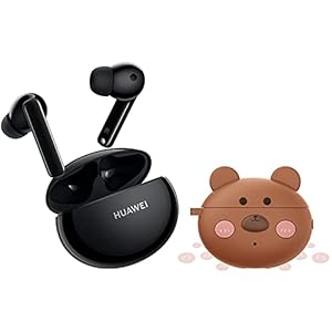 HUAWEI FreeBuds 4i True Wireless Kopfhörer mit Active Noise Canceling (10 mm Lautsprecher) ink. Case ‚Lucky Bear…