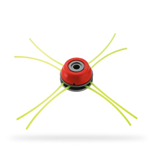 GREENSTAR - Tête Multifills Universel 4 Fils En Aluminium Pour Débroussailleuse Ou Coupe-Bordures Avec Alésage De 20 et 25,4mm - Pour Fil Nylon Ø 3,3