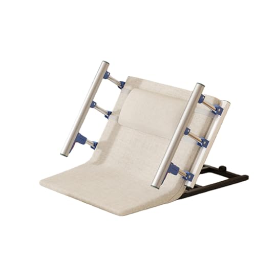 Mixtric Respaldo Elevable EléCtrico Ajustable 2 a 80°, Elevador Respaldo con Control Remoto, Respaldo Elevable Auxiliar Cama con Almohada, para Personas Mayores y Mujeres Embarazadas,Blanca,Short C