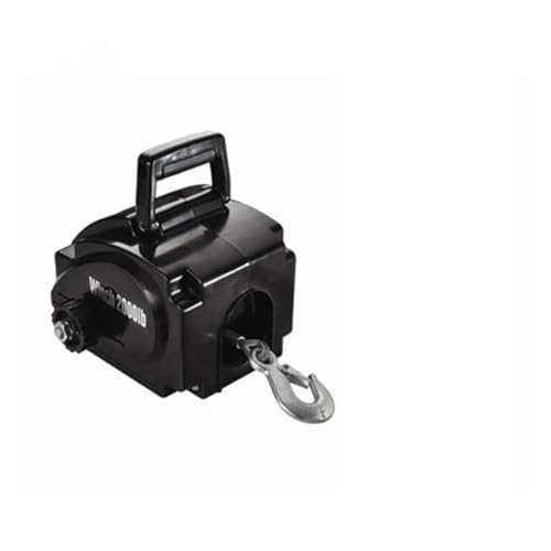 Winche Eléctrico Portátil 2000lbs para Barcos y Autos miniatura 1