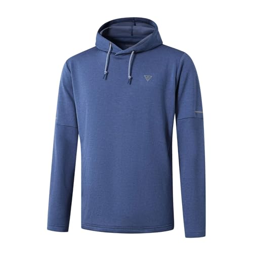M MAELREG Hoodies for Men Golf Fleece Hooded Sweatshirts Dry Fit Athletic Lightweight Casual Midlayer Mens Hoodies Pullover