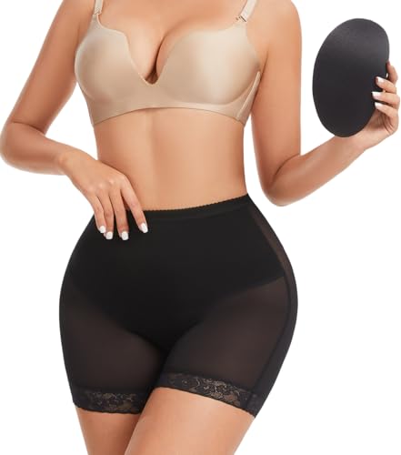 Image of NINGMI Women Butt Lifter Padded Shapewear Enhancer Control Panties Body Shaper Underwear