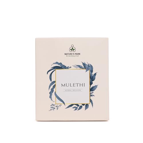 Image of Nature's Park - Herbal Infusion Mulethi (Licorice) - 5 Premium Tea Bags - 100% Pure & Natural Detox Wellness Tea for Immunity Boost, Digestive Health, and Stress Relief - Soothing & Refreshing