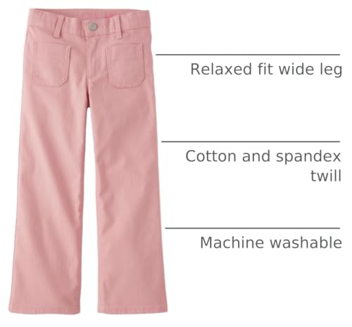 Image of The Children's Place Girls' Patch Pocket Wide Leg Pants