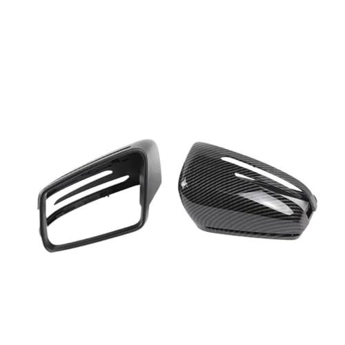 Coque miroir latéral carbone pour Mercedes W176 W212 W204 CLA GLA GLK noir