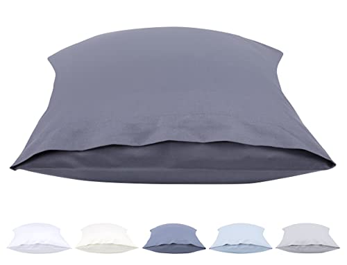 Todocama Set of 2 Microfibre Extra Soft Hypoallergenic Cushion Covers 2-30 x 50 cm Dark Grey, Darkgray, Juego de 2 - 30x50 cm - Image 2