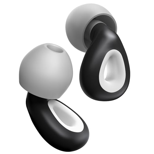 Dersoud Ear Plugs for Sleeping Noise Cancelling,Soft Silicone Reusable Ear Plugs for Noise Reduction(24dB),High-Fidelity Hearing Protection,Customizable Fit for Sleep,Deep Focus,Concerts & Travel