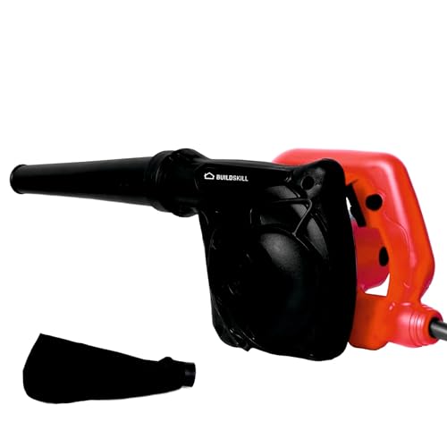 Image of Buildskill Air Blower for Cleaning Dust, Dust Cleaner for Home Cleaning, Sofa Cleaning Machine, Car Dust Cleaner, Leaf Blower, Blower and Vacuum Cleaner 2 in 1, Powerful Motor, Air Power (Pack of 1)