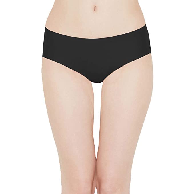 Image of LOURYN KOULYN Women Cotton Silk Seamless Everyday Panty Combo Set Girls and Women Innerwear Briefs Hipster Medium Waist Panties Random Multicolor (Pack of 3)
