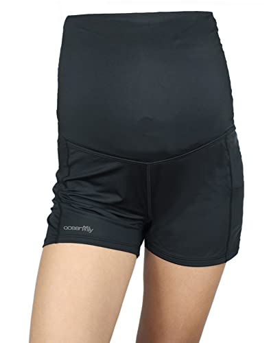 Oceanlily Over The Belly Maternity - High Waist Cover Up Womens Swim Bottoms