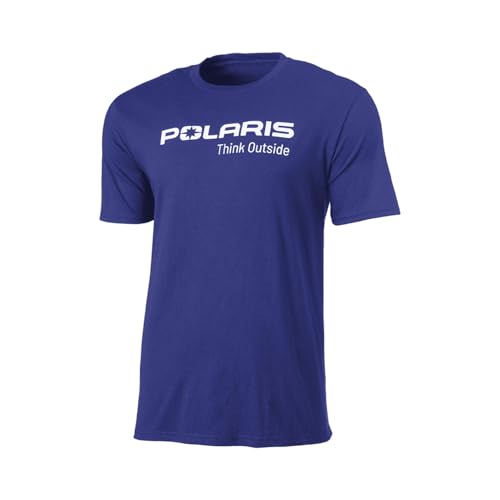 Polaris Off Road Men's Think Outside Tee - XL Blue